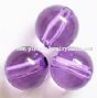round ball crystal clear beads